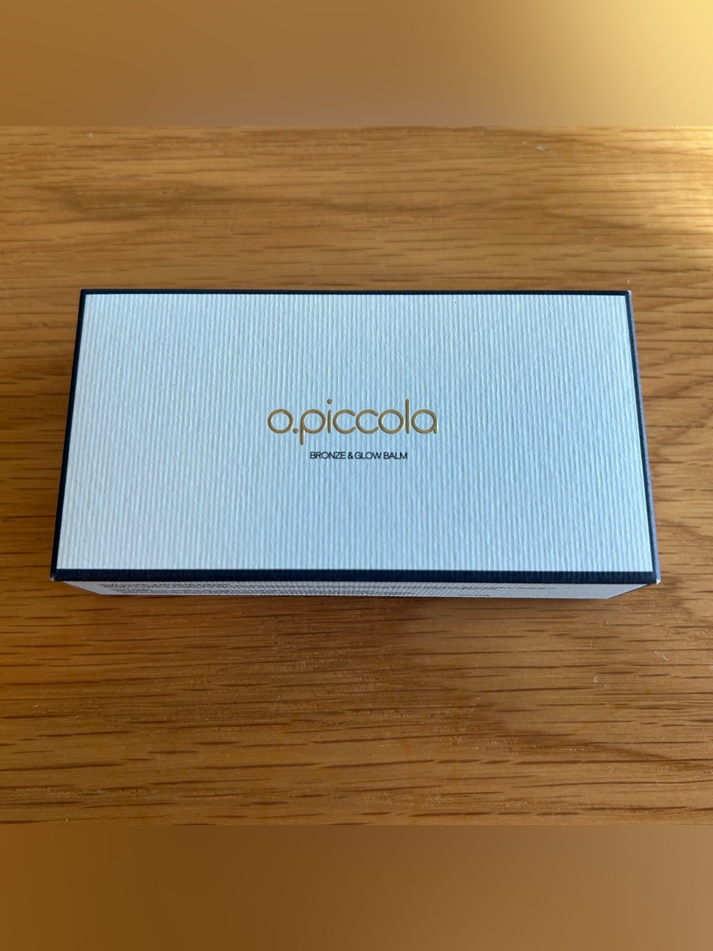 o.piccola Bronze & Glow Balm Dual Highlighter Bronzer Stick - Shade Medium NIB